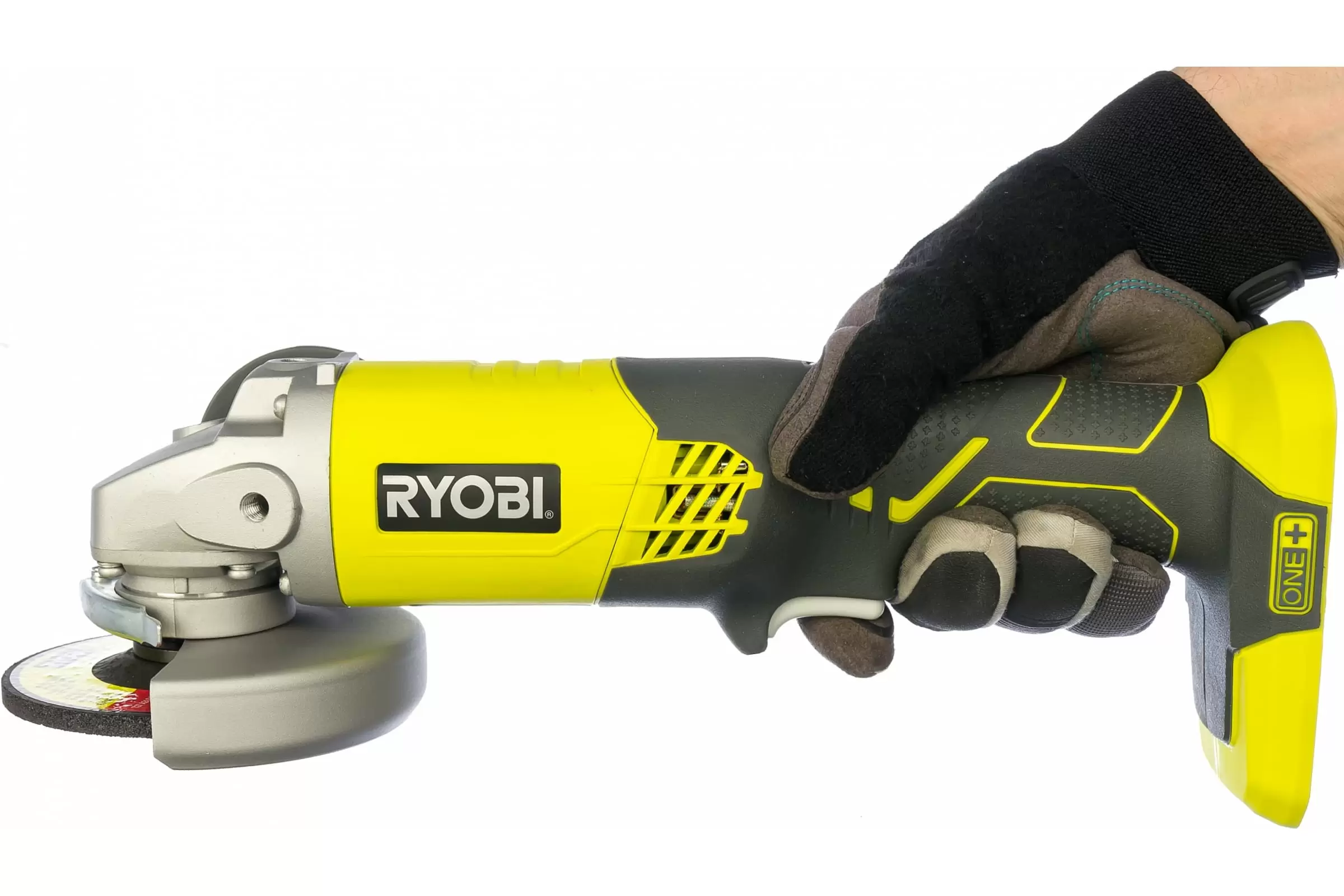 Аккумуляторная угловая шлифмашина Ryobi ONE+ R18AG-0 (5133001903)