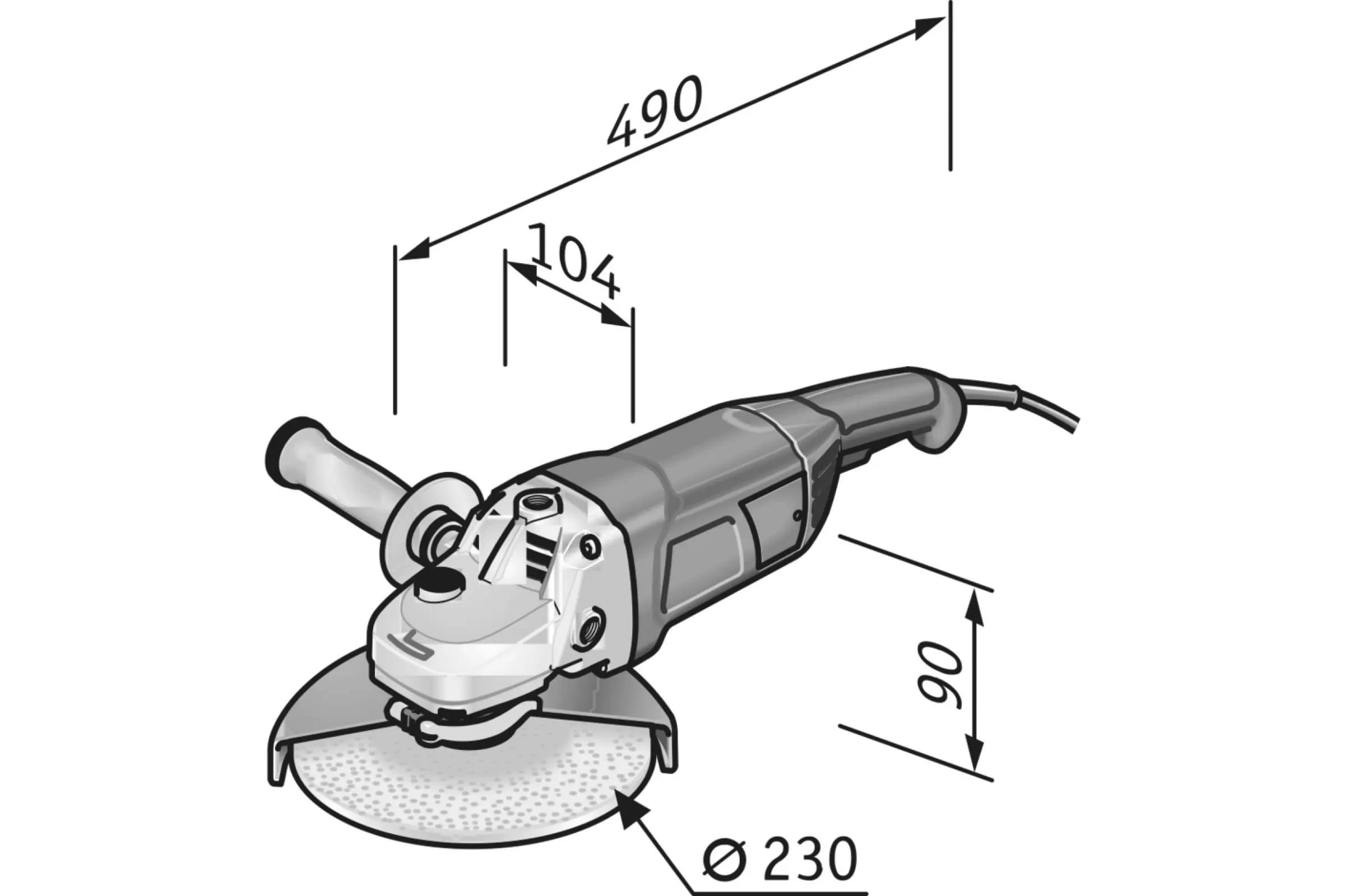 Угловая шлифовальная машина FLEX L 21-6 230 (391514)