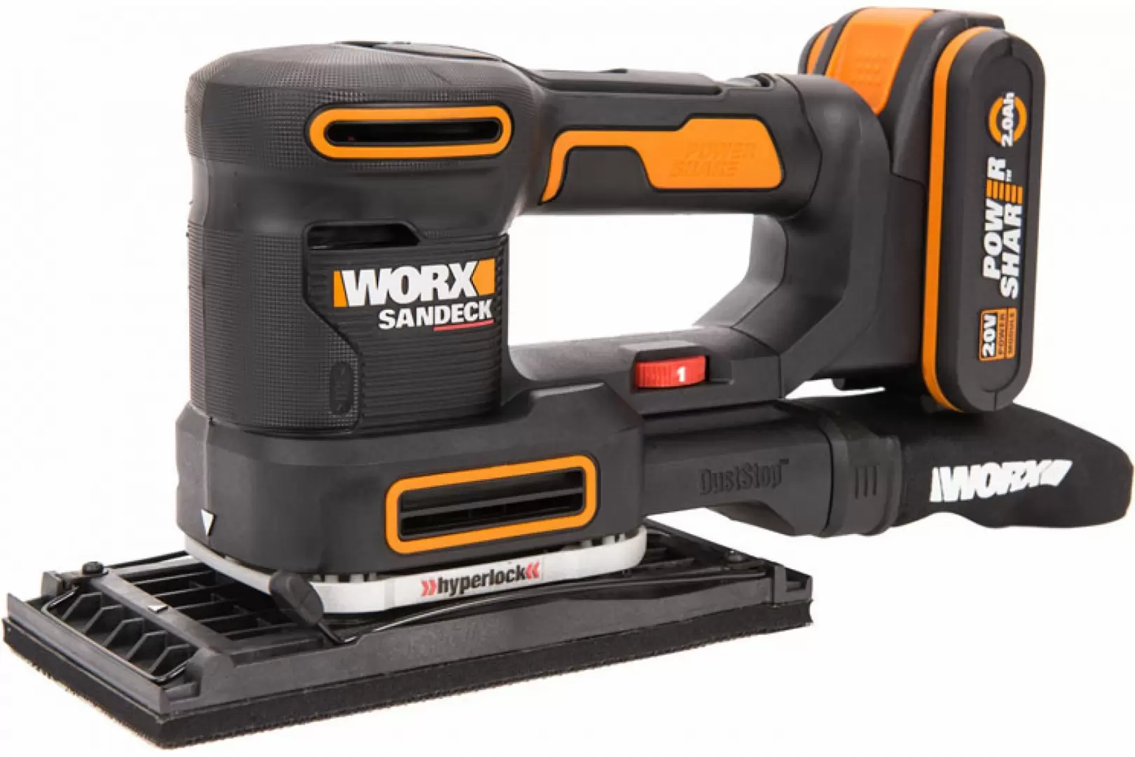 Аккумуляторная вибрационная шлифовальная машины WORX WX820