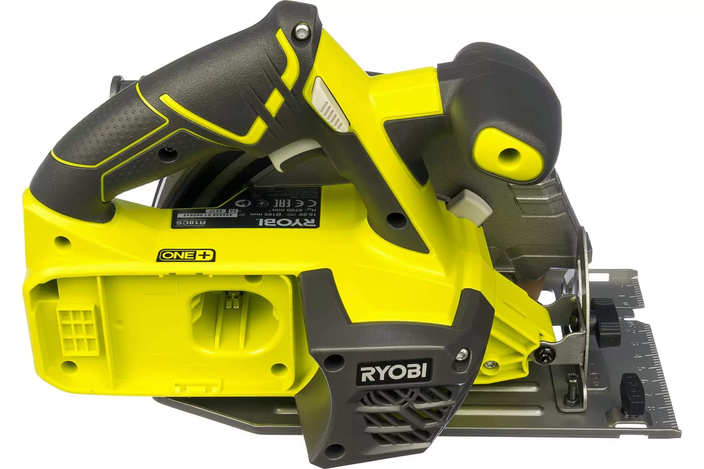 Аккумуляторная дисковая ручная пила Ryobi ONE+ R18CS-0, 18В, 165 мм