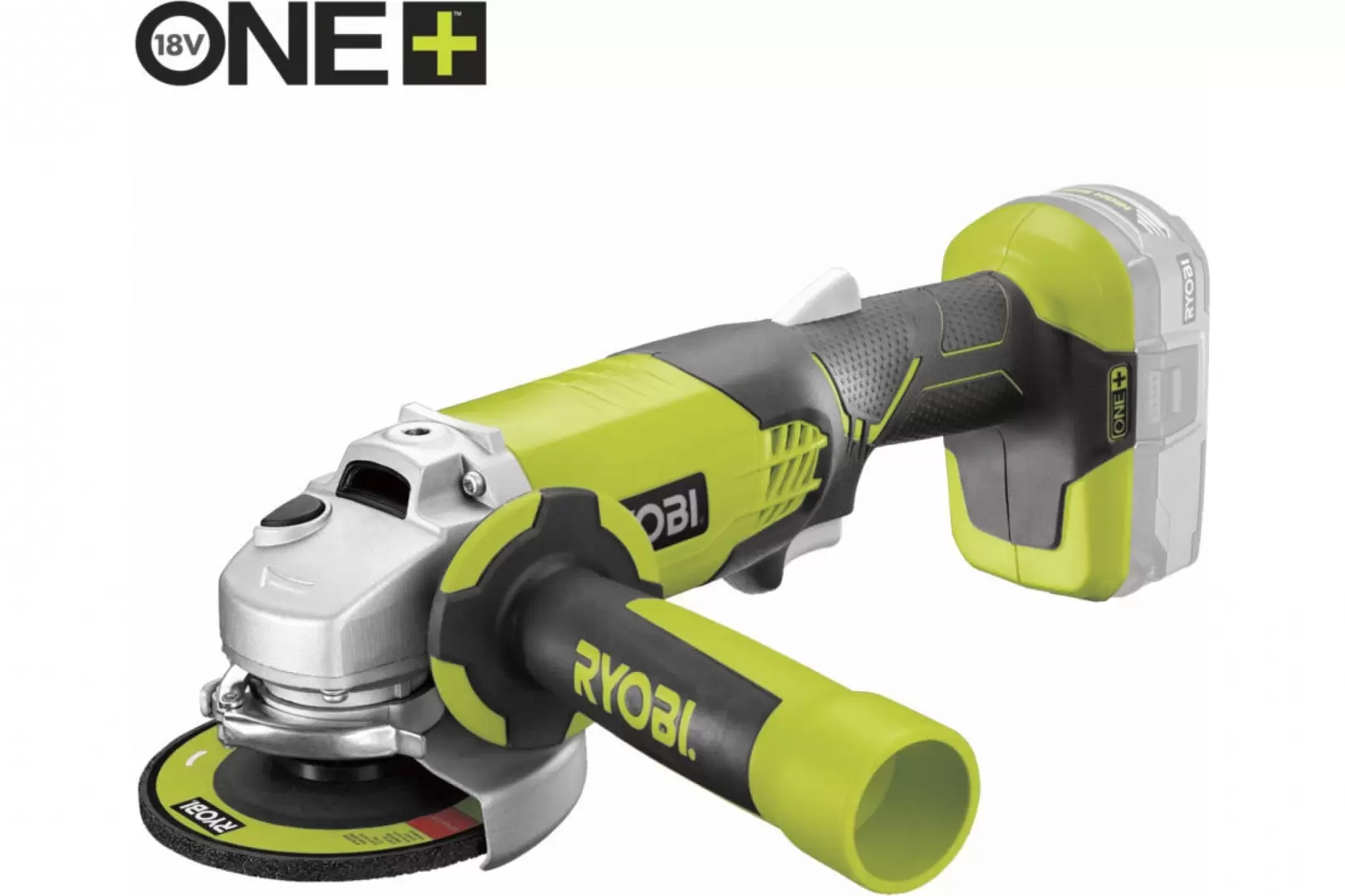 Аккумуляторная угловая шлифмашина Ryobi ONE+ R18AG-0 (5133001903)